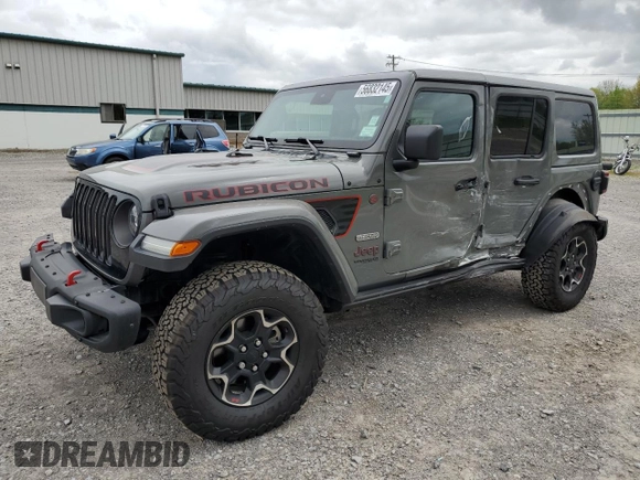 2020 Jeep Wrangler Unlimited Recon with VIN 1C4HJXFN6LW312966, listed as a Copart auction lot 56832145 with 45,875 mi miles and Salvage title. Bid and sale history available at DreamBid. Image 1.