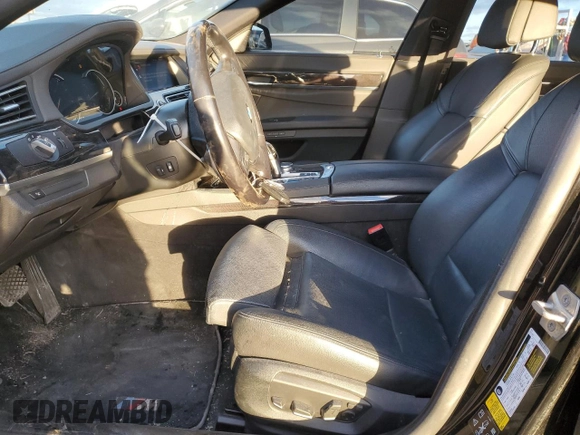 2015 BMW 7 Series 740Li xDrive with VIN WBAYF4C55FGS99336, listed as a Copart auction lot 87646015 with 100,660 mi miles and Clean Title. Bid and sale history available at carsss.com. Image 7.