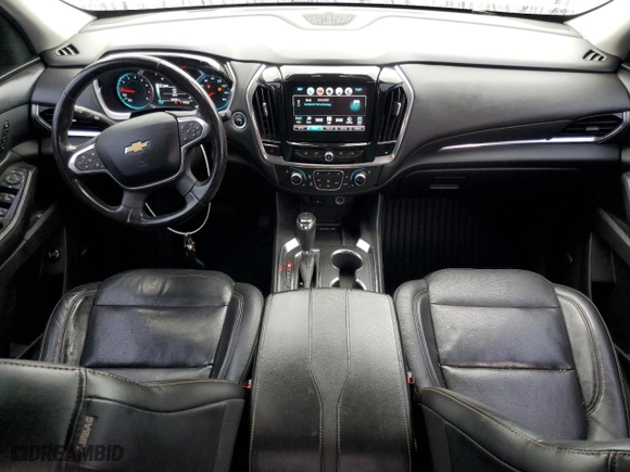 2018 Chevrolet Traverse Premier with VIN 1GNERKKW4JJ264317, listed as a Copart auction lot 47233215 with 101,721 mi miles and Salvage Title. Bid and sale history available at carsss.com. Image 8.
