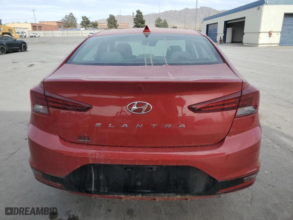 2020 Hyundai Elantra SEL with VIN 5NPD84LF8LH512422, listed as a Copart auction lot 51120345 with 95,787 mi miles and Salvage Title. Bid and sale history available at carsss.com. Image 6.