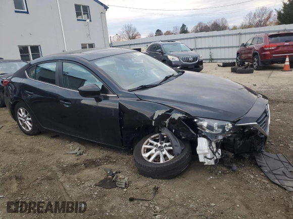 2016 Mazda 3 i Touring with VIN 3MZBM1W79GM268881, listed as a Copart auction lot 81152094 with 46,533 mi miles and Salvage Title. Bid and sale history available at DreamBid. Image 4.