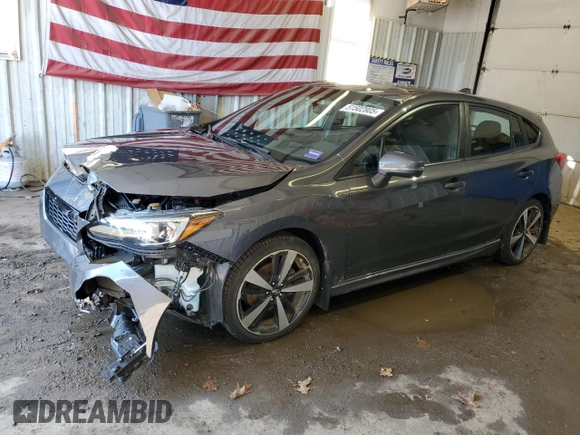 2019 Subaru Impreza Special Sports with VIN 4S3GTAJ68K1744053, listed as a Copart auction lot 51502805 with 136,244 mi miles and Salvage title. Bid and sale history available at DreamBid. Image 1.