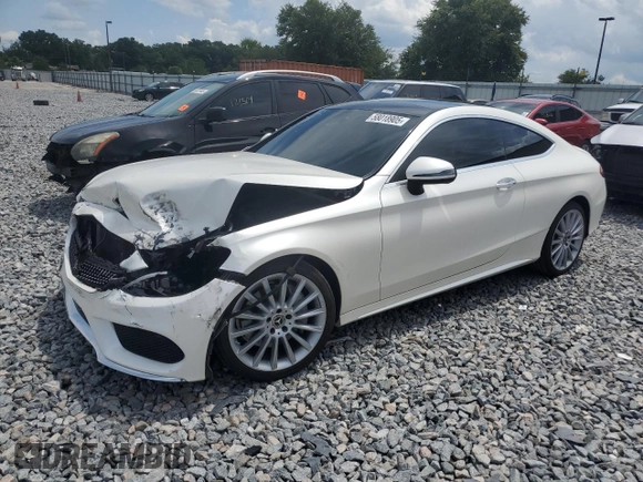 2018 Mercedes-Benz C 300 z VIN WDDWJ4KBXJF621554, wystawiony jako Copart lot #58018905 z przebiegiem 78 405 mil mil oraz Szkoda całkowita • Salvage title. Historia ofert i sprzedaży dostępna na DreamBid. Obrazek 1.