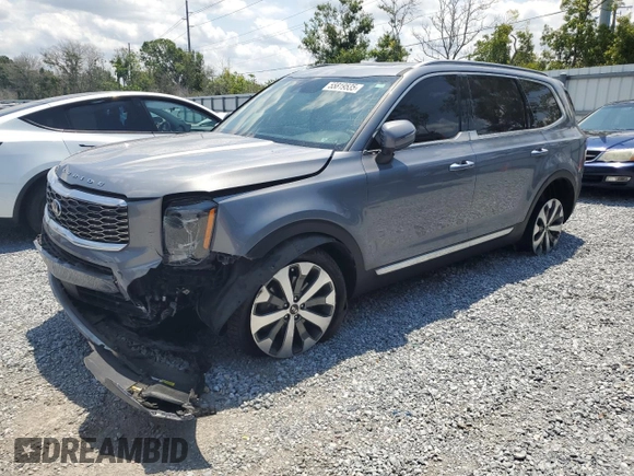 2020 Kia Telluride S with VIN 5XYP64HC1LG029489, listed as a Copart auction lot 59097345 with 108,360 mi miles and Non repairable. Bid and sale history available at DreamBid. Image 1.