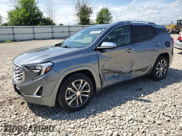 2019 GMC Terrain Denali z VIN 3GKALXEX4KL193256, wystawiony jako Copart lot #64475745 z przebiegiem 71 243 mil mil oraz Szkoda całkowita • Salvage title. Historia ofert i sprzedaży dostępna na DreamBid. Obrazek 1.