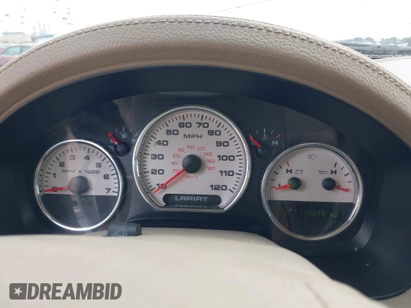 2006 Ford F-150 XLT with VIN 1FTPW14556FA10893, listed as a IAAI auction lot 42475068 with 173,073 mi miles and . Bid and sale history available at DreamBid. Image 7.