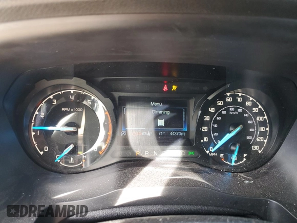 2019 Ford Ranger XL with VIN 1FTER4EH7KLA48971, listed as a Copart auction lot 49634255 with 44,370 mi miles and Salvage Title. Bid and sale history available at carsss.com. Image 9.