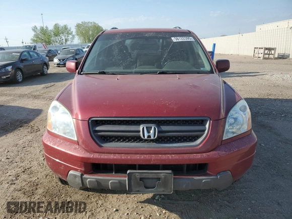 2003 Honda Pilot EX z VIN 2HKYF18683H606007, wystawiony jako Copart lot #56122395 z przebiegiem 200 269 mil mil oraz Szkoda całkowita • Salvage title. Historia ofert i sprzedaży dostępna na DreamBid. Obrazek 5.
