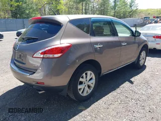 2011 Nissan Murano SL with VIN JN8AZ1MW9BW161174, listed as a IAAI auction lot 42147642 with 112,451 mi miles and . Bid and sale history available at DreamBid. Image 4.