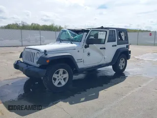 2018 Jeep Wrangler Unlimited Sport S with VIN 1C4BJWDG3JL810853, listed as a IAAI auction lot 42074032 with 141,942 mi miles and . Bid and sale history available at DreamBid. Image 2.