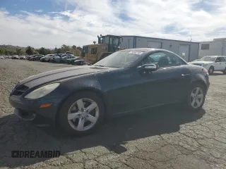 2006 Mercedes-Benz SLK-Class 3.0L with VIN WDBWK54F96F110307, listed as a Copart auction lot 75330744 with 136,680 mi miles and Clean Title. Bid and sale history available at carsss.com. Image 1.