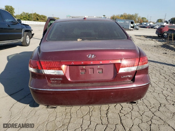 2009 Hyundai Azera Limited with VIN KMHFC46F09A372218, listed as a Copart auction lot 76896764 with 138,450 mi miles and Salvage Title. Bid and sale history available at carsss.com. Image 6.