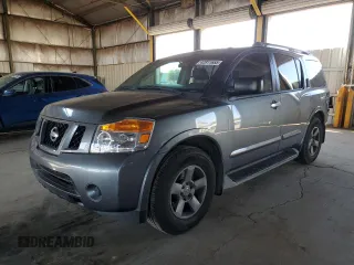 2014 Nissan Armada SV z VIN 5N1BA0ND2EN610702, wystawiony jako Copart lot #42811655 z przebiegiem 191 836 mil mil oraz Szkoda całkowita • Salvage title. Historia ofert i sprzedaży dostępna na DreamBid. Obrazek 1.
