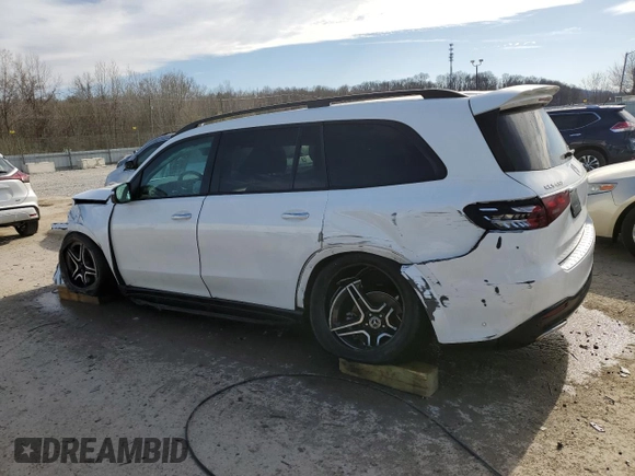 2025 Mercedes-Benz GLS 450 с VIN 4JGFF5KE0SB272999, выставлен на аукционе Copart как лот 49589825 с пробегом 10 943 миль миль и Списание • Salvage title. История ставок и продаж доступна на DreamBid. Изображение 2.