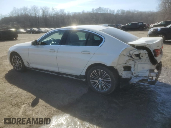 2020 BMW 5 Series 530i xDrive z VIN WBAJR7C05LBP96538, wystawiony jako Copart lot #48725965 z przebiegiem 41 471 mil mil oraz Szkoda całkowita • Salvage title. Historia ofert i sprzedaży dostępna na DreamBid. Obrazek 2.
