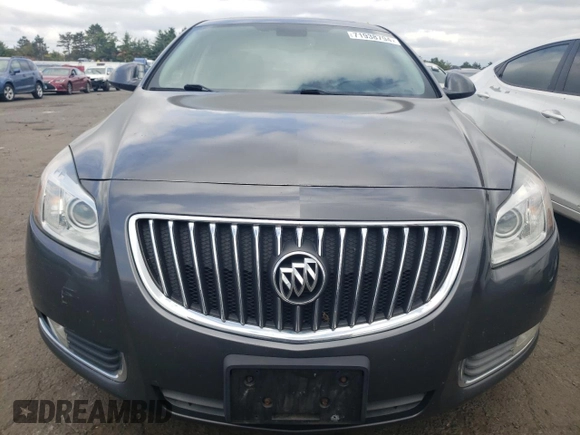 2011 Buick Regal CXL Turbo TO6 with VIN W04G05GV1B1080140, listed as a Copart auction lot 71938794 with 129,415 mi miles and Salvage Title. Bid and sale history available at carsss.com. Image 5.
