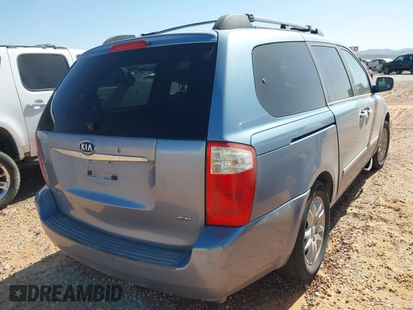 2006 Kia Sedona LX with VIN KNDMB233666054213, listed as a IAAI auction lot 42074176 with 168,080 mi miles. Bid and sale history available at carsss.com. Image 4.