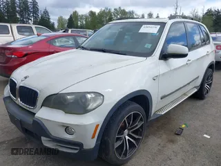 2008 BMW X5 3.0si with VIN 5UXFE43508L027587, listed as a IAAI auction lot 42054376 with 142,838 mi miles. Bid and sale history available at carsss.com. Image 6.