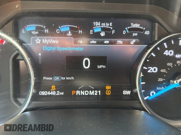 2017 Ford F-250 Lariat с VIN 1FT7W2BT4HEE13974, выставлен на аукционе Copart как лот 62145255 с пробегом 92 449 миль миль и Чистый • Clean title. История ставок и продаж доступна на DreamBid. Изображение 8.