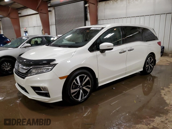 2019 Honda Odyssey Touring with VIN 5FNRL6H87KB506697, listed as a Copart auction lot 47406595 with 65,265 mi miles and Clean Title. Bid and sale history available at carsss.com. Image 1.