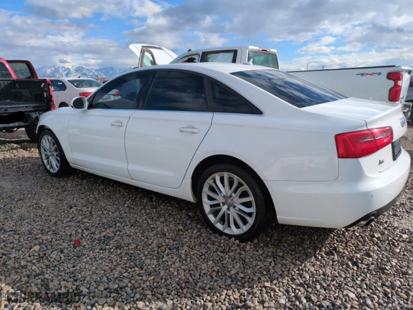 2014 Audi A6 2.0T Premium Plus with VIN WAUGFAFC1EN049090, listed as a Copart auction lot 45419945 with 154,062 mi miles and Salvage Title. Bid and sale history available at carsss.com. Image 2.