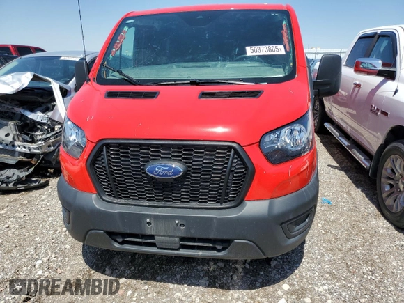 2023 Ford Transit Cargo with VIN 1FTBR1Y8XPKA49705, listed as a Copart auction lot 50873805 with 31,134 mi miles and Salvage Title. Bid and sale history available at carsss.com. Image 5.