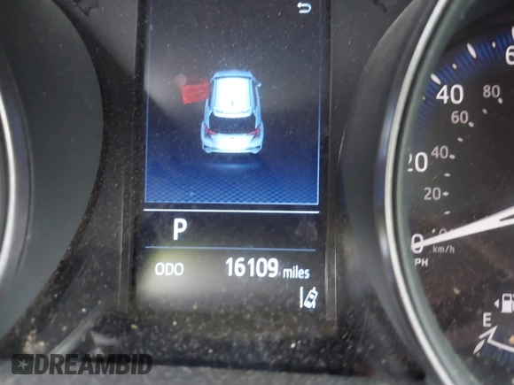 2020 Toyota C-HR LE with VIN JTNKHMBX1L1077246, listed as a IAAI auction lot 42045560 with 16,109 mi miles. Bid and sale history available at carsss.com. Image 7.