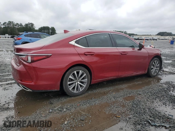 2021 Lexus ES with VIN 58ACZ1B13MU095249, listed as a Copart auction lot 45303775 with 107,799 mi miles and Salvage Title. Bid and sale history available at carsss.com. Image 3.