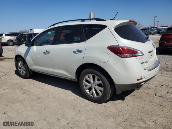 2011 Nissan Murano LE with VIN JN8AZ1MW0BW171527, listed as a Copart auction lot 48197995 with 82,129 mi miles and Salvage Title. Bid and sale history available at carsss.com. Image 2.