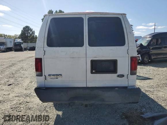 2008 Ford Econoline Cargo Commercial with VIN 1FTNS24L78DA23330, listed as a Copart auction lot 70420354 with Not Provided miles and Salvage Title. Bid and sale history available at DreamBid. Image 6.