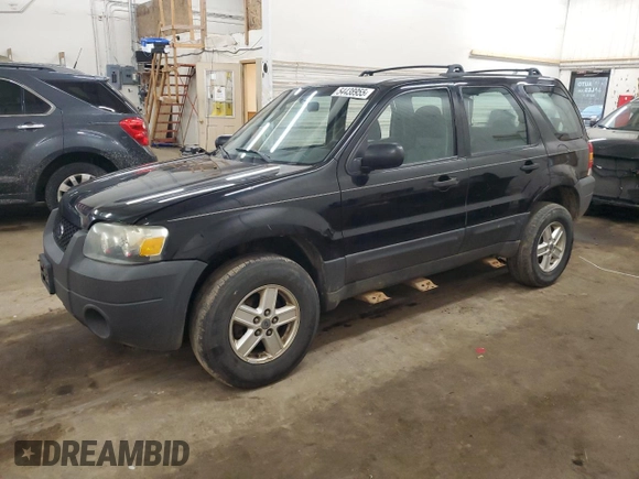 2005 Ford Escape XLS Value with VIN 1FMYU92Z05DA10448, listed as a Copart auction lot 54438955 with 185,303 mi miles and Salvage title. Bid and sale history available at DreamBid. Image 1.