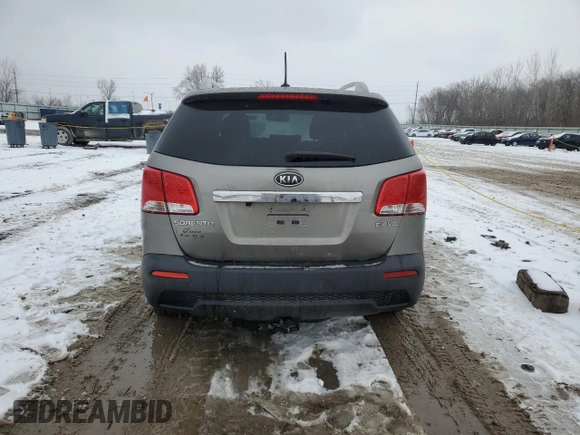 2012 Kia Sorento EX with VIN 5XYKUDA23CG247371, listed as a Copart auction lot 44522465 with 205,067 mi miles and Salvage Title. Bid and sale history available at carsss.com. Image 6.