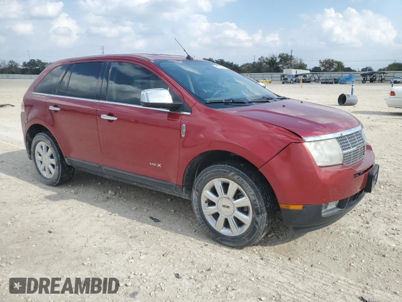 2009 Lincoln MKX with VIN 2LMDU68C69BJ07282, listed as a Copart auction lot 79162874 with 154,311 mi miles and Salvage Title. Bid and sale history available at DreamBid. Image 4.