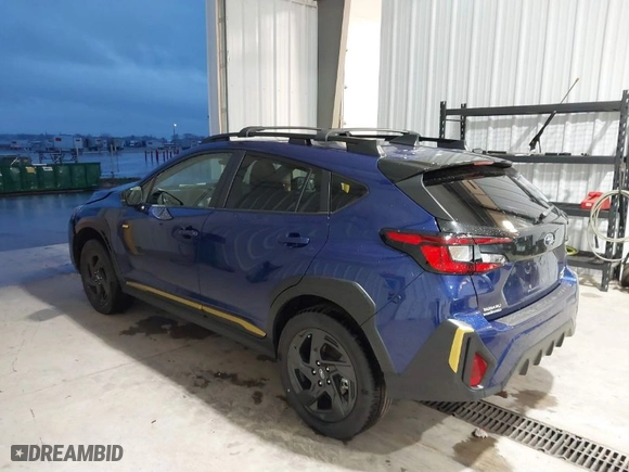 2024 Subaru Crosstrek Sport with VIN 4S4GUHF67R3770040, listed as a IAAI auction lot 40888916 with 2,834 mi miles. Bid and sale history available at carsss.com. Image 3.