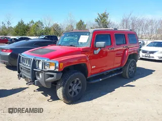 2007 Hummer H3 SUV with VIN 5GTDN13E578245431, listed as a IAAI auction lot 41651175 with 246,320 mi miles. Bid and sale history available at carsss.com. Image 2.