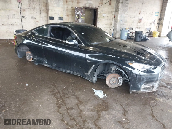 2018 Infiniti Q60 Luxe with VIN JN1EV7ELXJM393036, listed as a IAAI auction lot 41951210 with Not provided miles and . Bid and sale history available at DreamBid. Image 1.