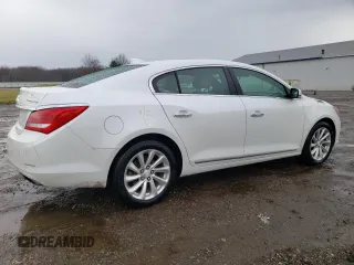 2016 Buick LaCrosse Leather with VIN 1G4GB5G32GF170692, listed as a Copart auction lot 50130155 with 109,576 mi miles and Salvage Title. Bid and sale history available at carsss.com. Image 3.