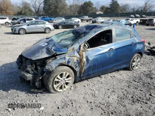 2015 Hyundai Elantra GT with VIN KMHD35LHXFU242556, listed as a Copart auction lot 45966915 with 0 mi miles and Salvage Title. Bid and sale history available at carsss.com. Image 1.