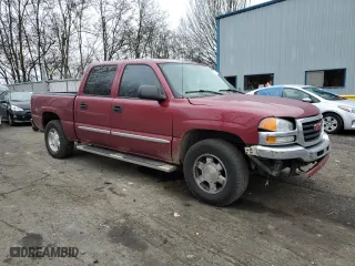 2006 GMC Sierra 1500 SLT with VIN 2GTEK13T861159258, listed as a Copart auction lot 89106975 with 116,562 mi miles and Salvage Title. Bid and sale history available at carsss.com. Image 4.