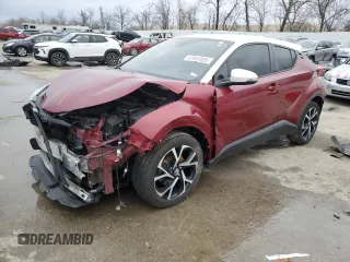 2018 Toyota C-HR XLE with VIN NMTKHMBX0JR023505, listed as a Copart auction lot 47661695 with 138,178 mi miles and Salvage Title. Bid and sale history available at carsss.com. Image 1.