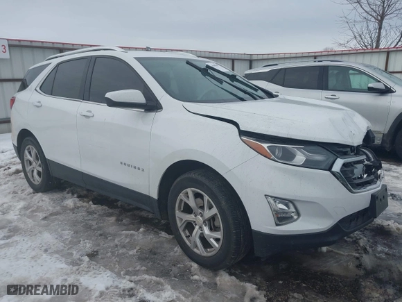 2020 Chevrolet Equinox LT with VIN 3GNAXVEX5LS709689, listed as a IAAI auction lot 41600809 with 34,918 mi miles. Bid and sale history available at carsss.com. Image 1.