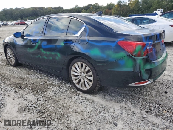 2014 Acura RLX with VIN JH4KC1F36EC002315, listed as a Copart auction lot 72633304 with 149,675 mi miles and Salvage Title. Bid and sale history available at carsss.com. Image 2.