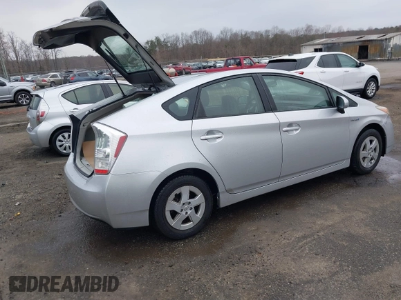 2010 Toyota Prius II with VIN JTDKN3DU8A0228564, listed as a IAAI auction lot 41795365 with 160,578 mi miles. Bid and sale history available at carsss.com. Image 4.