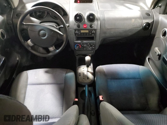 2007 Chevrolet Aveo LS with VIN KL1TD66677B778088, listed as a Copart auction lot 62846275 with Not provided miles and Salvage title. Bid and sale history available at DreamBid. Image 8.