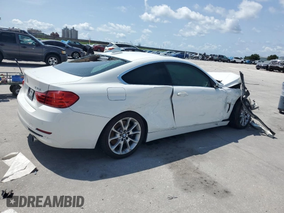 2014 BMW 4 Series 435i с VIN WBA3R1C52EF729134, выставлен на аукционе Copart как лот 59146235 с пробегом Не указан миль и Списание • Salvage title. История ставок и продаж доступна на DreamBid. Изображение 3.
