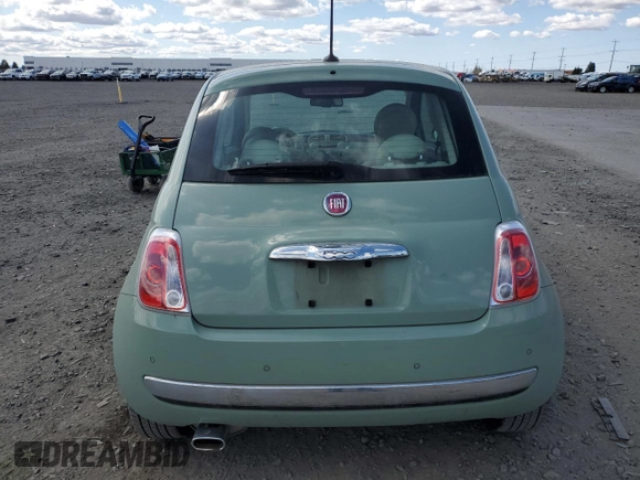 2012 FIAT 500 Lounge z VIN 3C3CFFCR0CT212479, wystawiony jako Copart lot #52833745 z przebiegiem 66 668 mil mil oraz Czysty tytuł • Clean title. Historia ofert i sprzedaży dostępna na DreamBid. Obrazek 6.