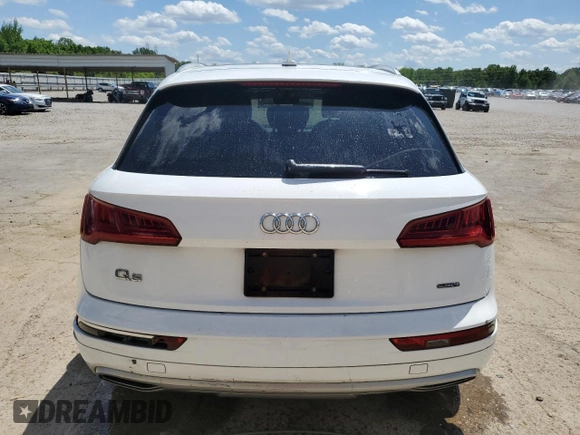 2019 Audi Q5 Premium with VIN WA1ANAFY2K2081660, listed as a Copart auction lot 54208325 with 111,082 mi miles and Clean Title. Bid and sale history available at carsss.com. Image 6.