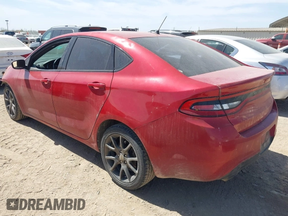 2013 Dodge Dart SXT with VIN 1C3CDFBA4DD103287, listed as a IAAI auction lot 41763711 with 138,187 mi miles. Bid and sale history available at carsss.com. Image 3.
