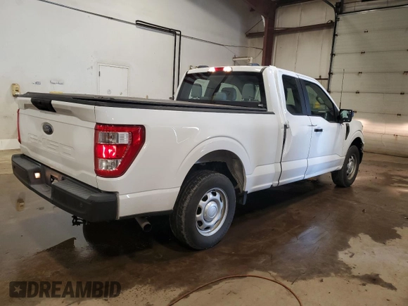 2021 Ford F-150 XL with VIN 1FTEX1CB4MKE66495, listed as a Copart auction lot 63427445 with 123,081 mi miles and Clean title. Bid and sale history available at DreamBid. Image 3.