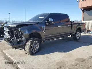 2020 Ford Super Duty F-250 SRW XL with VIN 1FT7W2BT7LEC87733, listed as a Copart auction lot 48307475 with 126,296 mi miles and Salvage Title. Bid and sale history available at carsss.com. Image 1.
